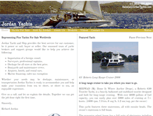 Tablet Screenshot of jordanyachts.com